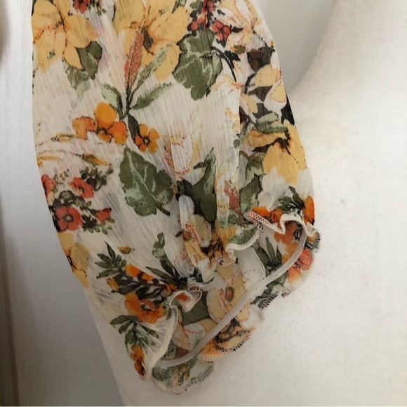 Anthropologie Fig and Flower Fully Lined Tiered Maxi with Banded Waist - Picture 3 of 7